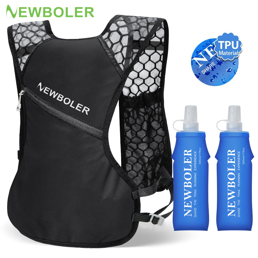 Running Hydration Vest - NEWBOLER กระเป๋าเป้สะพายหลังวิ่งกลางแจ้ง Ultralight ผู้หญิงผู้ชาย Running Race