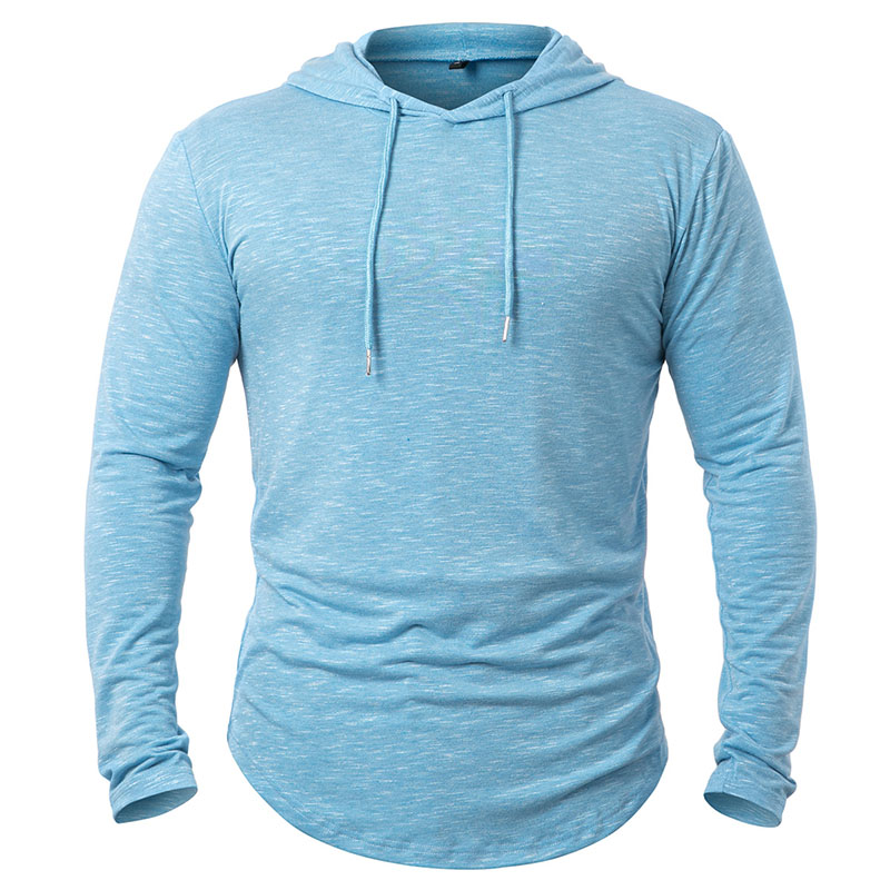 Running Gear Autumn - เสื้อมีฮู้ดน้ำหนักเบาสำหรับผู้ชาย, เสื้อมีฮู้ดสำหรับเล่นกีฬาออกกำลังกายแขนยาวเสื้อลำลองใส่วิ่งเข้ายิมเสื้อวอร์มแบบสวมหัว