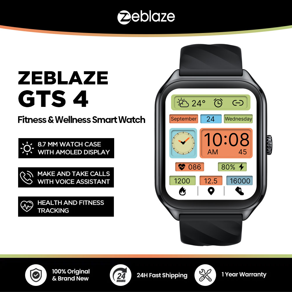 Gps Running Watch - นาฬิกาอัจฉริยะ New Zeblaze GTS 4 รองรับการโทรด้วยเสียง