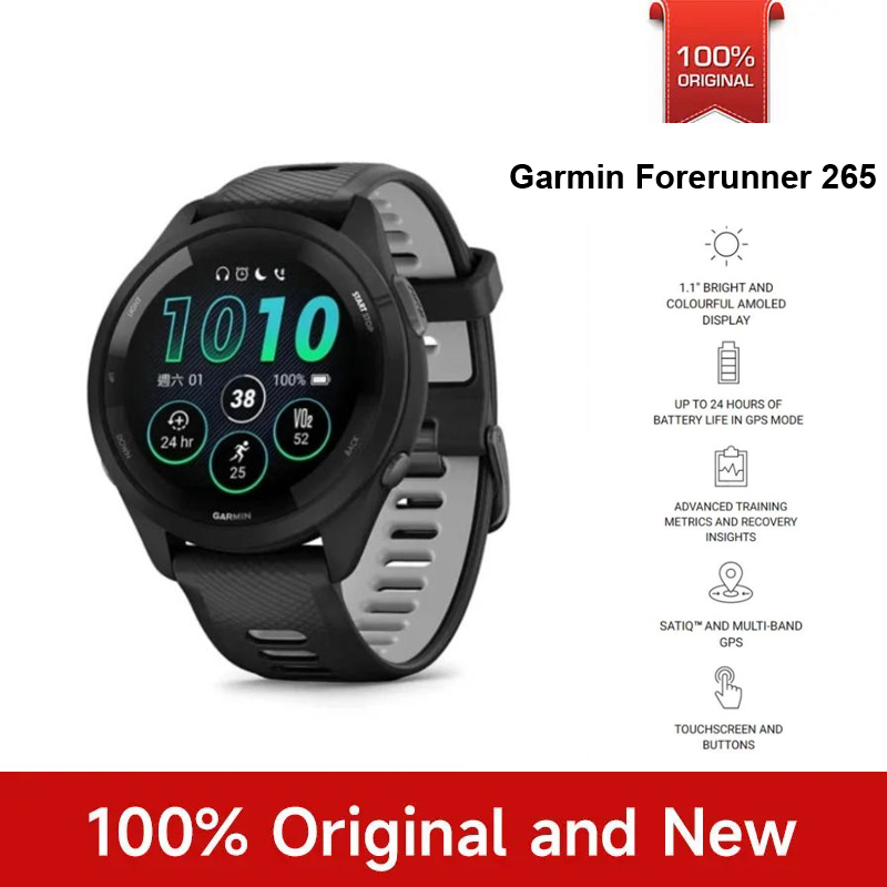 Gps Running Watch - การ์มิน ฟอร์รันเนอร์ 265 นาฬิกาสปอร์ต GPS สำหรับกิจกรรมกลางแจ้ง