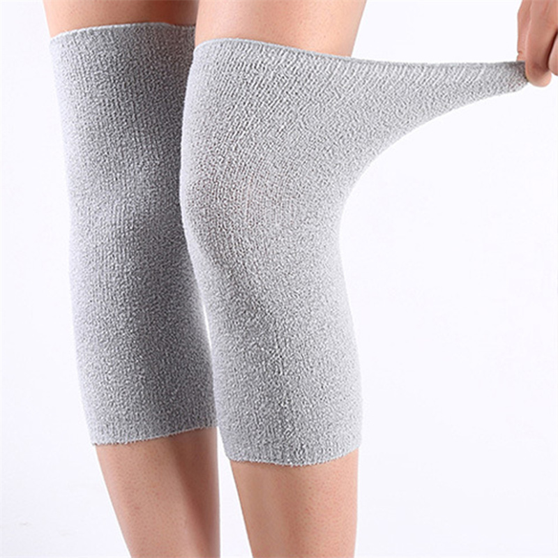 Running Gear Usa - แผ่นรองเข่ากันหนาวสำหรับผู้หญิง, 1คู่แผ่นรองเข่ากันหนาวแผ่นไม้ไผ่ถ่านอุปกรณ์ป้องกันปกป้องเข่าขณะวิ่งในฤดูหนาว