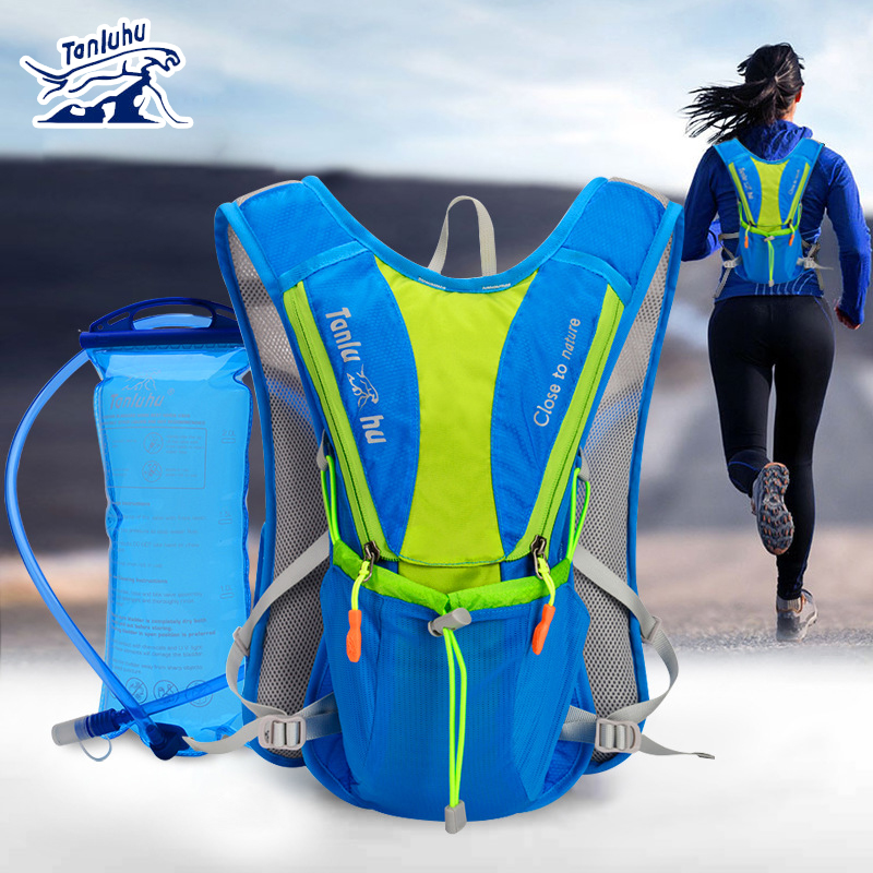 Running Hydration Vest - TANLUHU 675 Ultralightกลางแจ้งวิ่งมาราธอนขี่จักรยานเดินป่ากระเป๋าเป้สะพายหลังPack Vestสำหรับ 2Lน้ำกระเป๋ากระเพาะปัสสาวะขวด