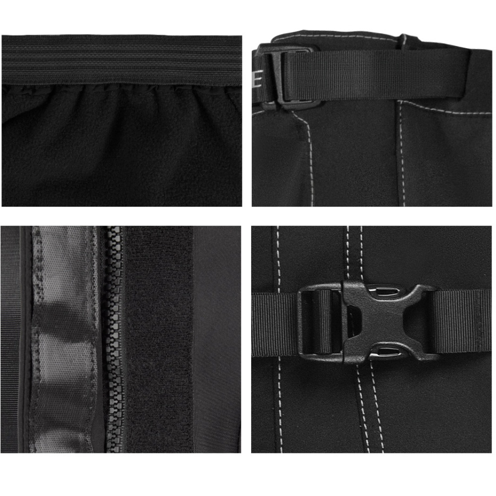 Trail Running Gaiter - สนับแข้งกันลมสำหรับเดินป่าพร้อมซับในขนแกะสำหรับกิจกรรมกลางแจ้ง เช่น เล่นสกีและวิ่งเทรล ออกแบบมาสำหรับผู้ชายและผู้หญิง