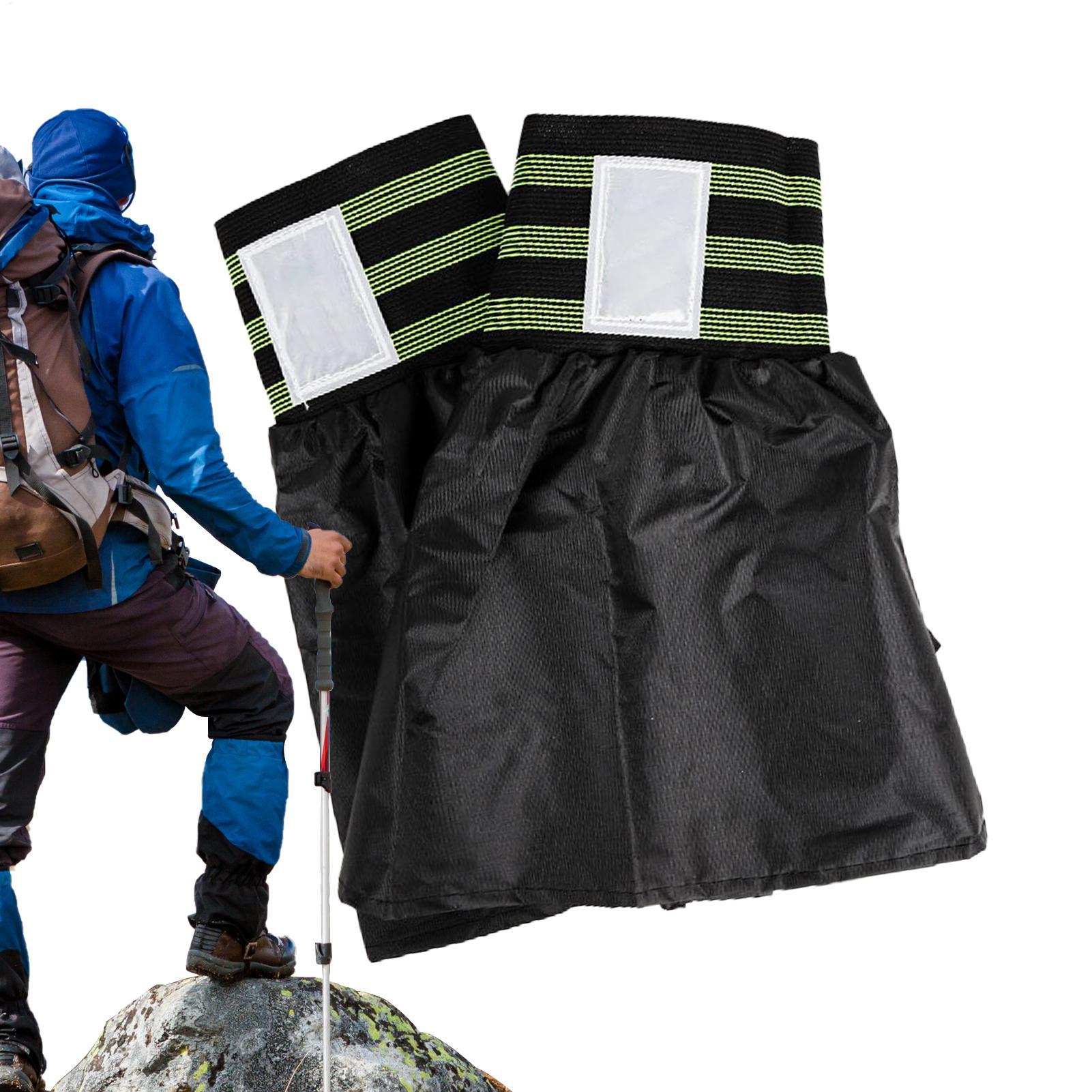 Trail Running Gaiter - ปลอกหุ้มข้อเท้าสำหรับวิ่งเทรล กันน้ำ ปรับได้ ระบายอากาศได้ดี ใช้กับรองเท้าบูท เหมาะสำหรับการเดินป่า