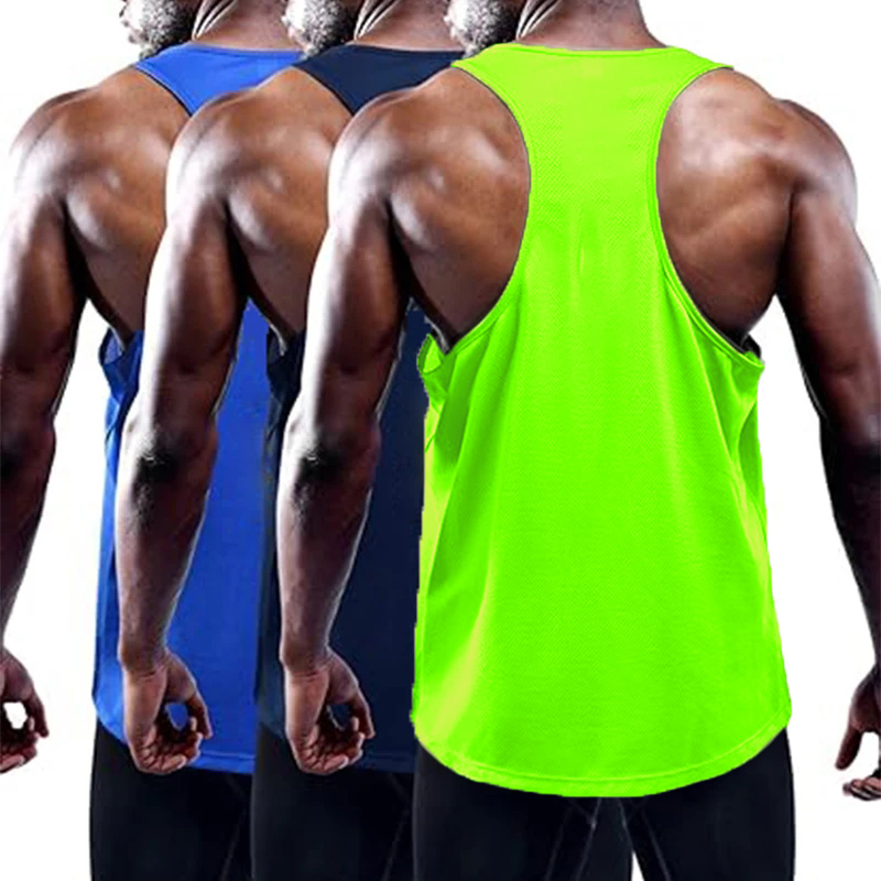 Running Gear Vest - Running Tank Top Men ฤดูร้อนกีฬายิมเสื้อกั๊ก Quick