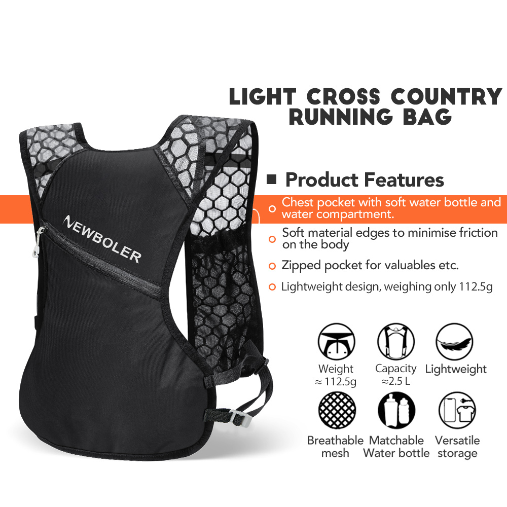 NEWBOLER กระเป๋าเป้สะพายหลังวิ - Running Hydration Vest บทวิจารณ์และราคา