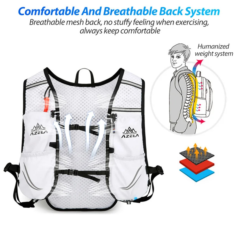 ใหม่ เสื้อกั๊กไฮเดรชั่นระบายอา - Running Gear Vest บทวิจารณ์และราคา