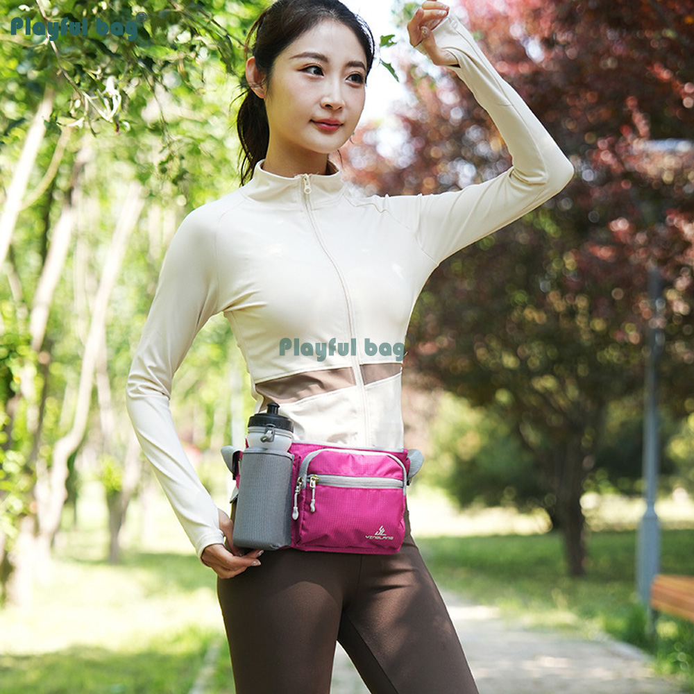 ขวดน้ำน้ำหนักเบาเข็มขัดวิ่งสำห - Running Gear Gym บทวิจารณ์และราคา