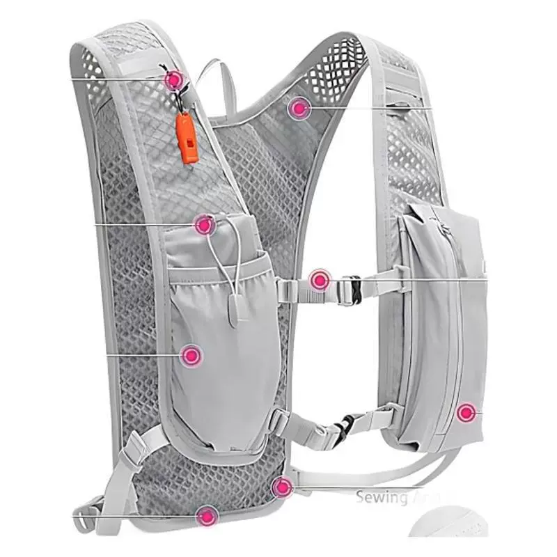 เสื้อกั๊กน้ำหนักเบา แห้งเร็ว ส - Running Hydration Vest บทวิจารณ์และราคา
