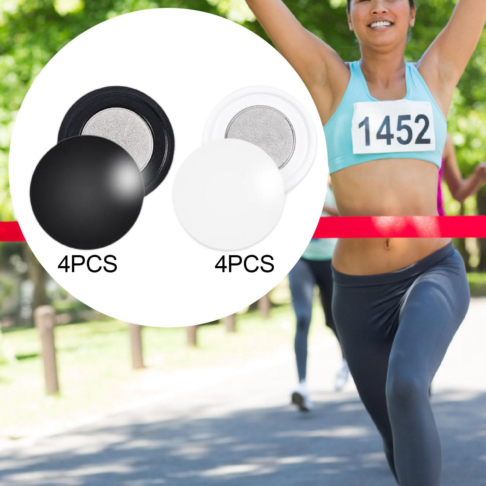 4 คู่ Magnetic Race Bib คลิปวิ - Running Gear Parts บทวิจารณ์และราคา