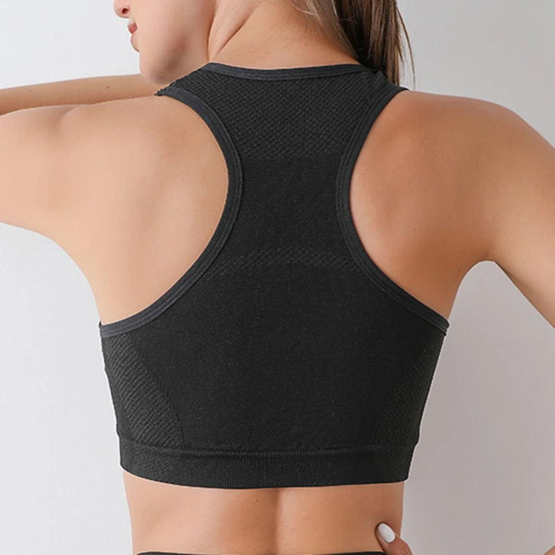 ผู้หญิงกีฬา Bra Top Push Up ฟิ - Running Gear Vest บทวิจารณ์และราคา