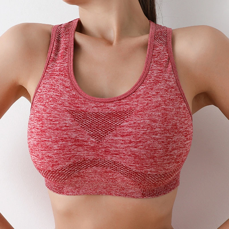 ผู้หญิงกีฬา Bra Top Push Up ฟิ - Running Gear Vest บทวิจารณ์และราคา