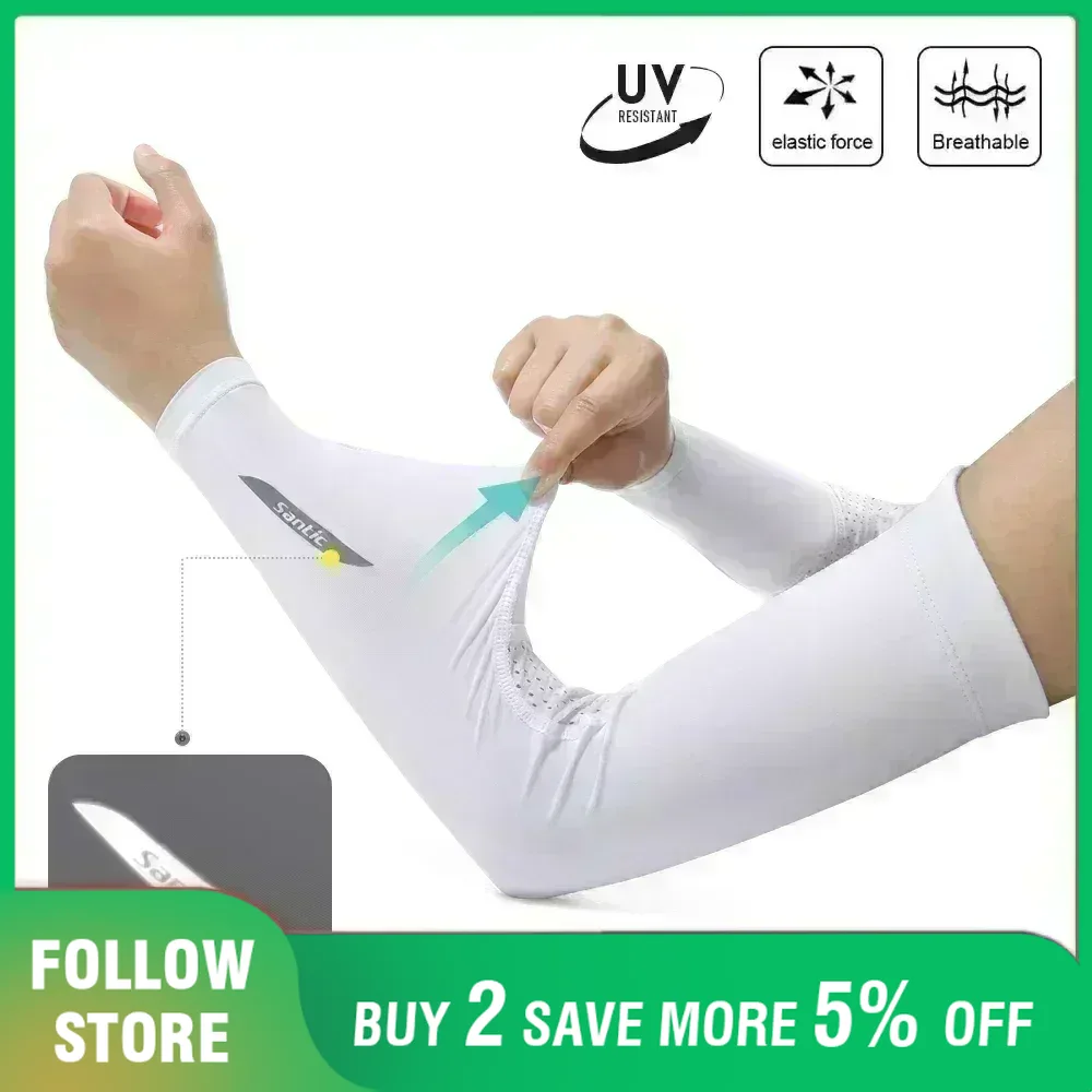 Santic กีฬาแขนบีบอัดแขนฤดูร้อน - Running Gear Essential บทวิจารณ์และราคา