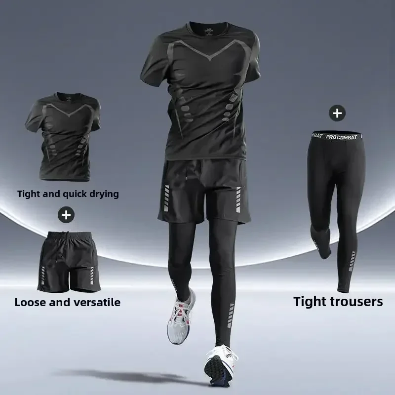 ชุดออกกำลังกายสำหรับผู้ชายแบบใ - Running Gear Autumn บทวิจารณ์และราคา