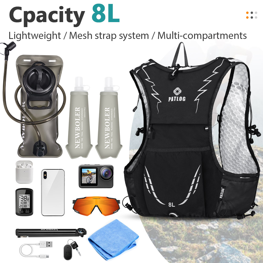 กระเป๋าเป้สะพายหลังวิ่งเทรลกลา - Running Hydration Vest บทวิจารณ์และราคา