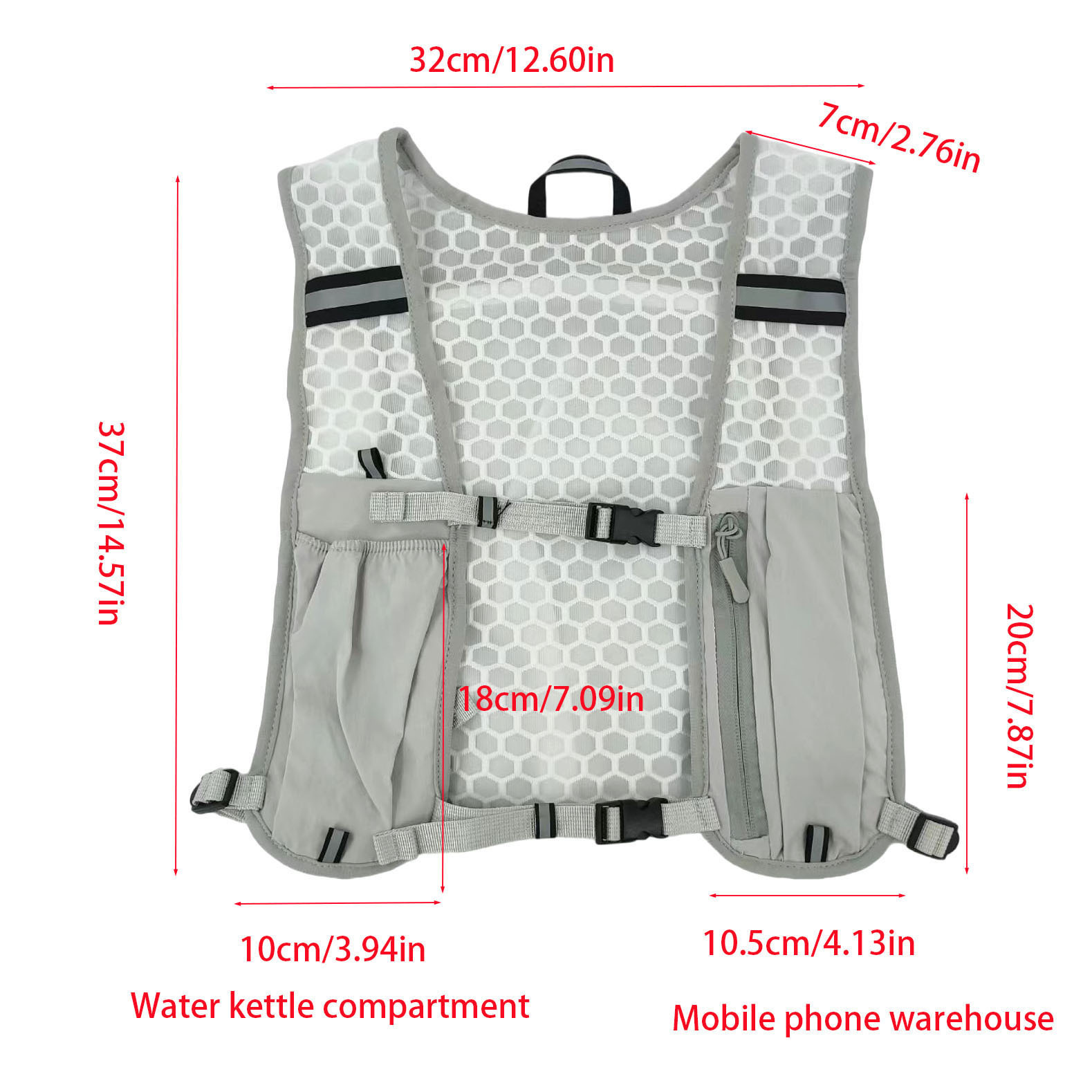 เสื้อกั๊กวิ่งแบบ unisex กันน้ำ - Running Hydration Vest บทวิจารณ์และราคา