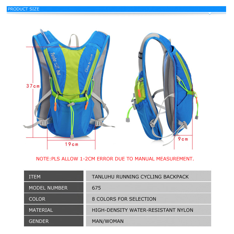 TANLUHU 675 Ultralightกลางแจ้ง - Running Hydration Vest บทวิจารณ์และราคา