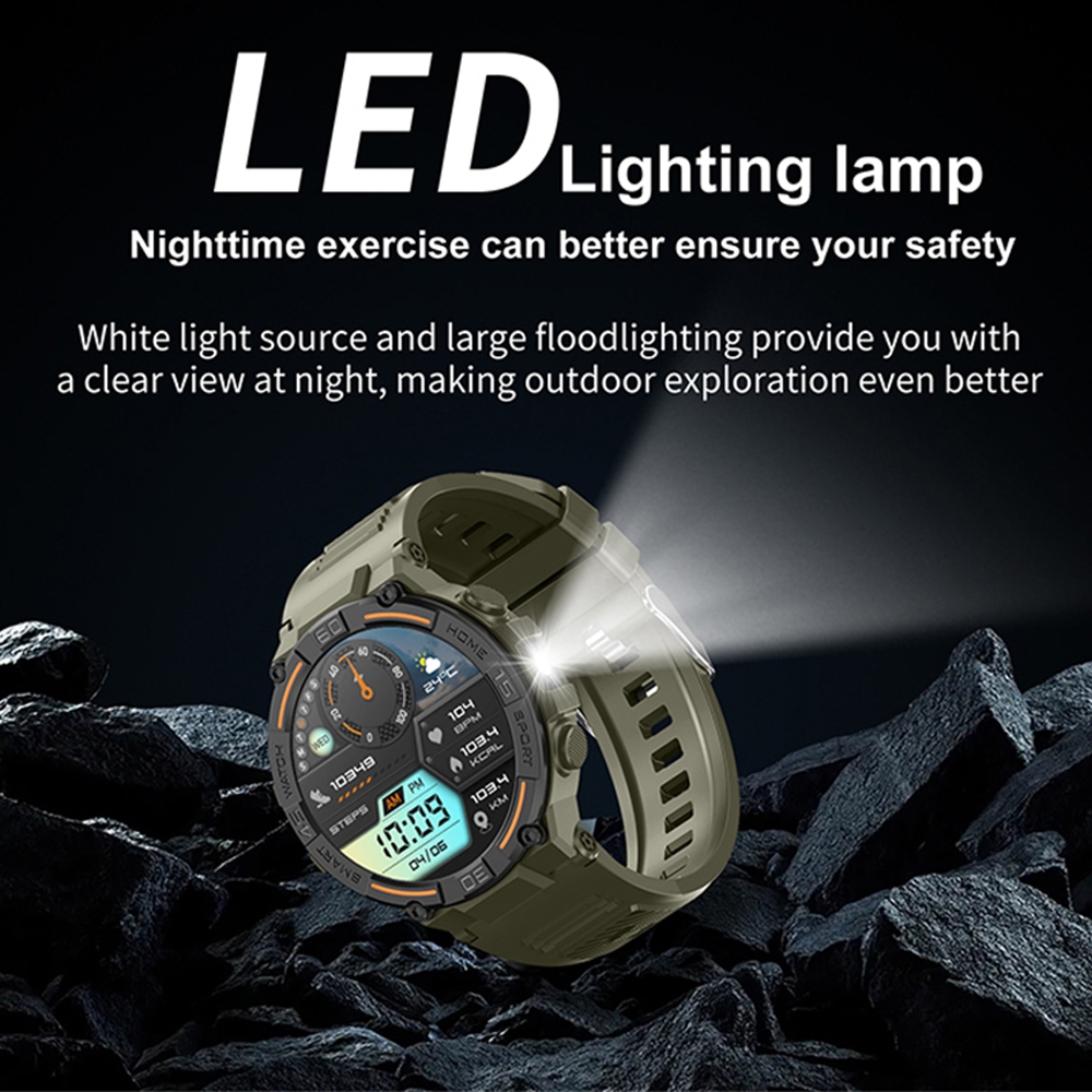 นาฬิกาสมาร์ทวอทช์ทหารสำหรับผู้ - Gps Running Watch บทวิจารณ์และราคา