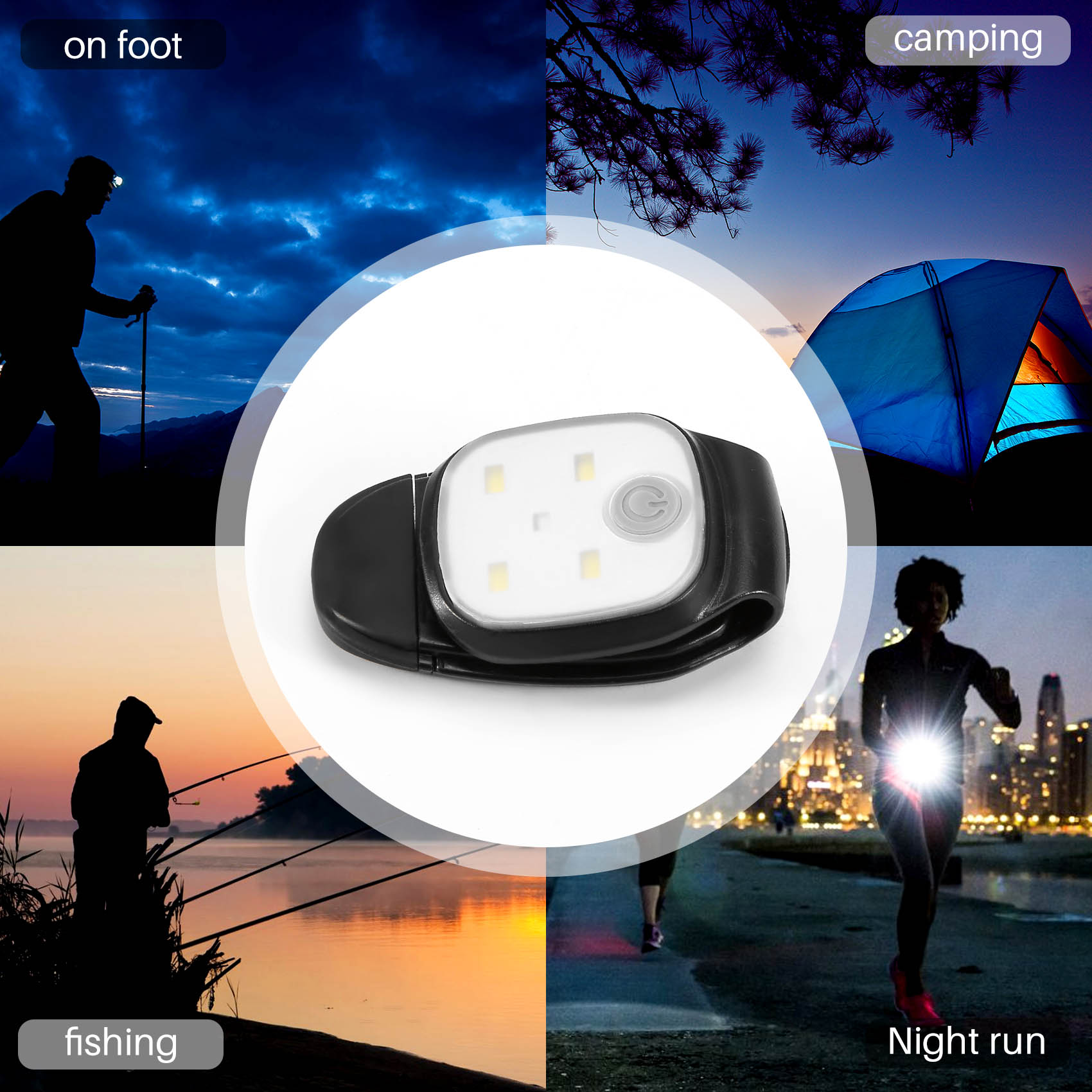 ไฟวิ่งแบบหนีบ XSXS-Outdoor Nig - Running Gear Reflective บทวิจารณ์และราคา