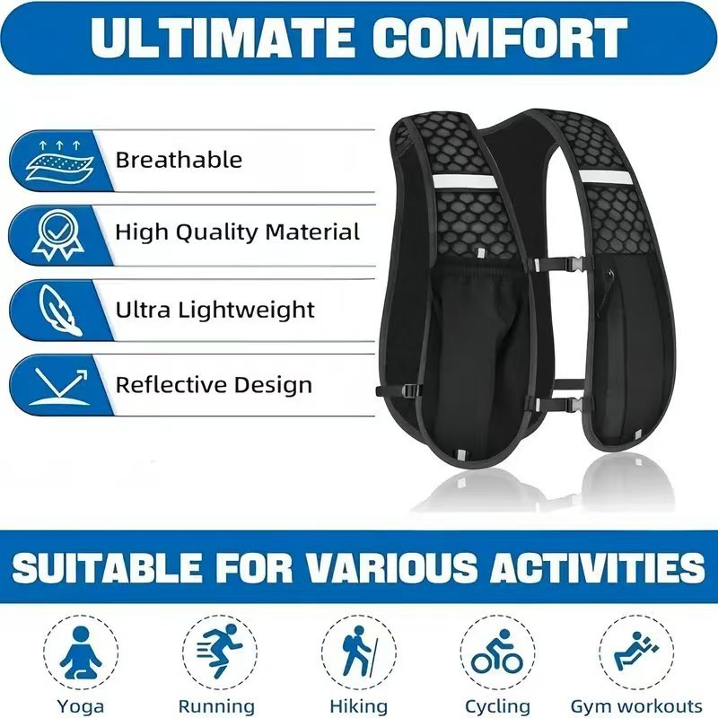 เสื้อกั๊กใส่ถุงน้ำสำหรับวิ่ง ผ - Running Gear Autumn บทวิจารณ์และราคา