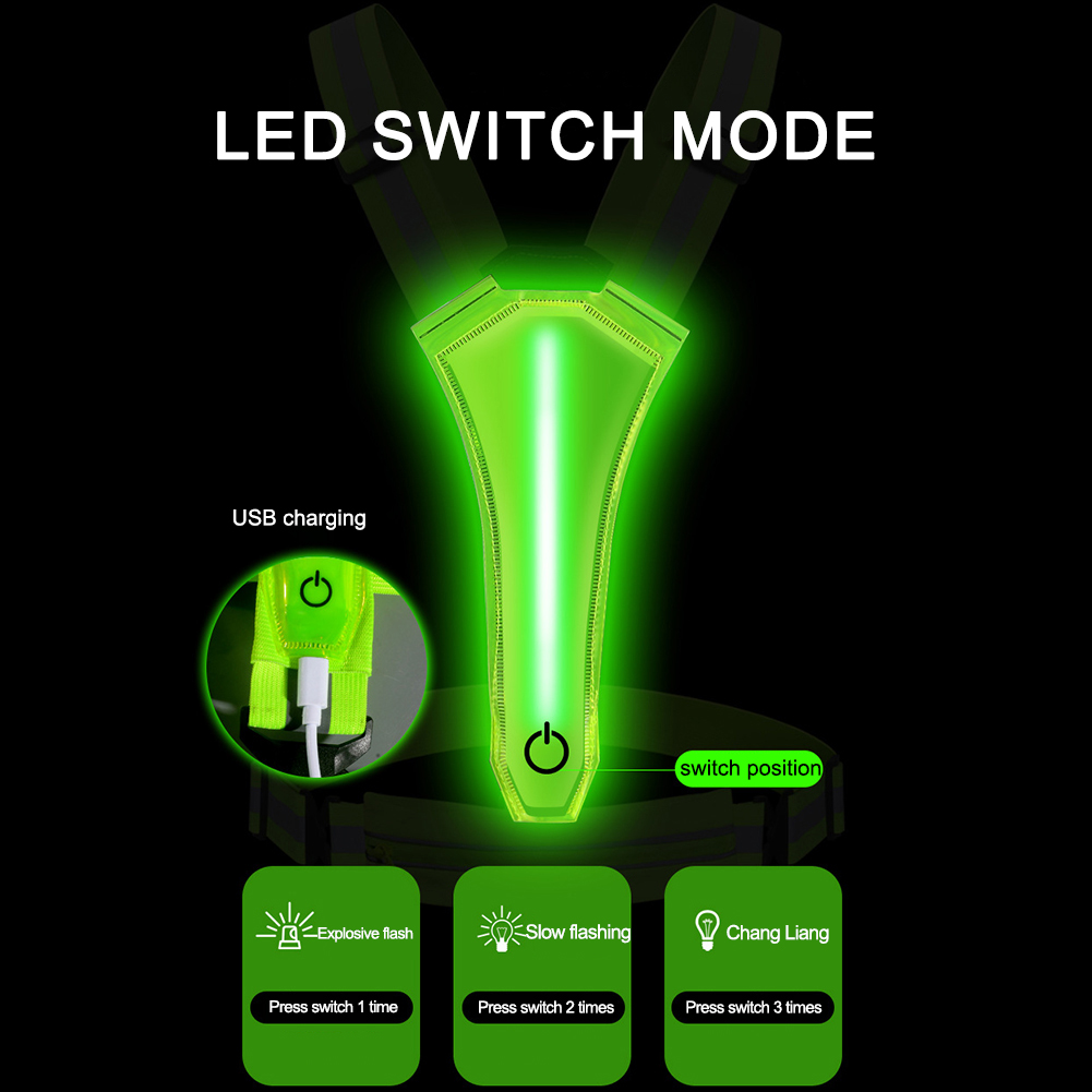 เสื้อกั๊กสะท้อนแสง LED สำหรับว - Running Gear Autumn บทวิจารณ์และราคา