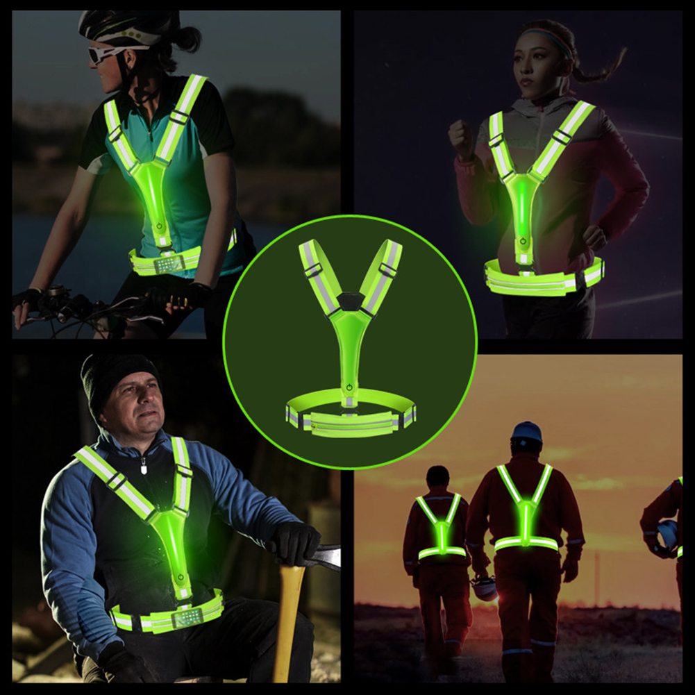 เสื้อกั๊กสะท้อนแสง LED สำหรับว - Running Gear Autumn บทวิจารณ์และราคา