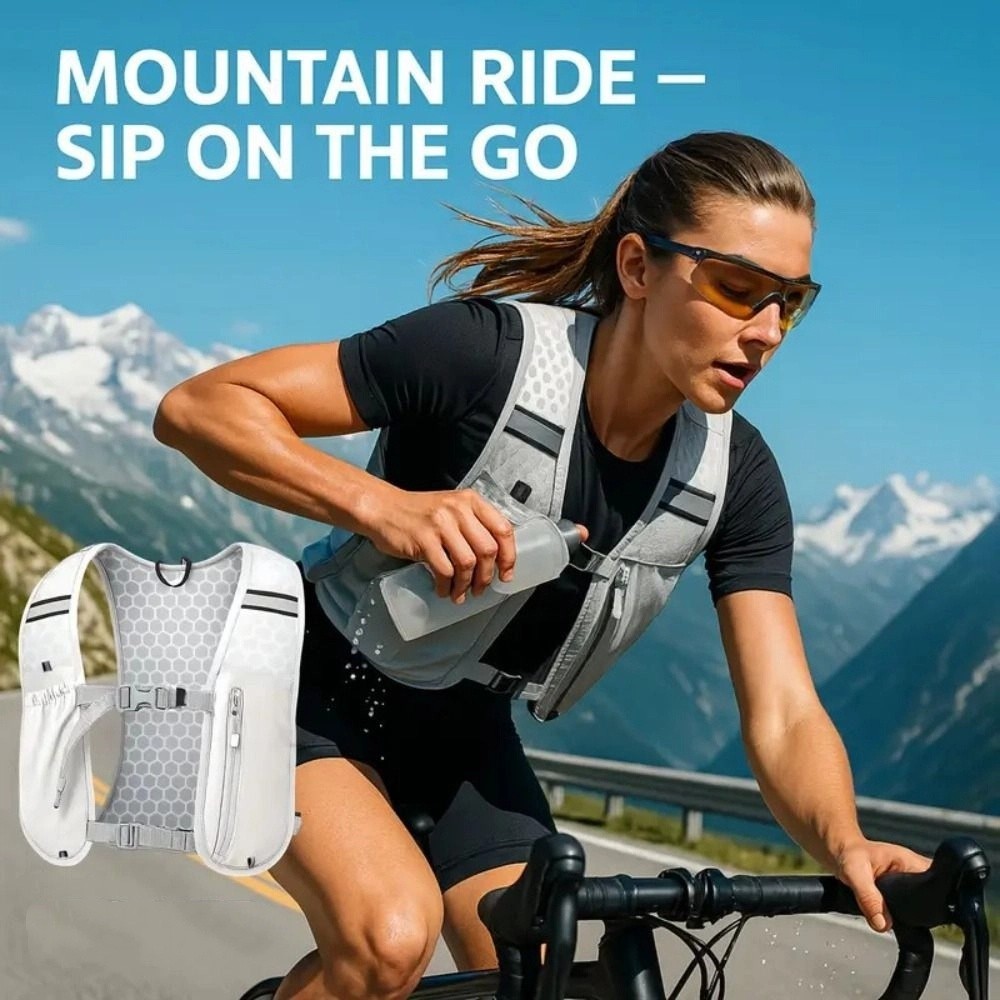 เสื้อกั๊กวิ่งสะท้อนแสงกันน้ำ ร - Running Hydration Vest บทวิจารณ์และราคา