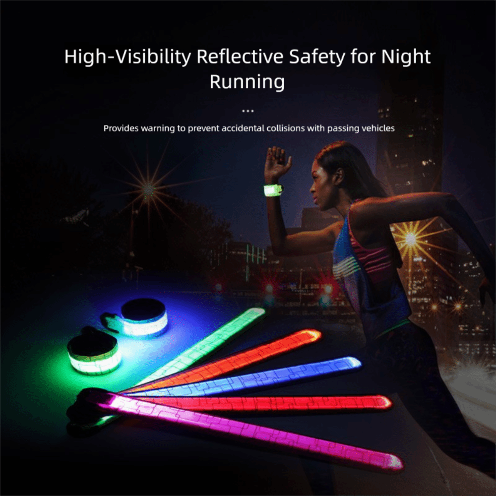 สายรัดแขนวิ่งกลางคืนสไตล์แบตเต - Running Gear Reflective บทวิจารณ์และราคา
